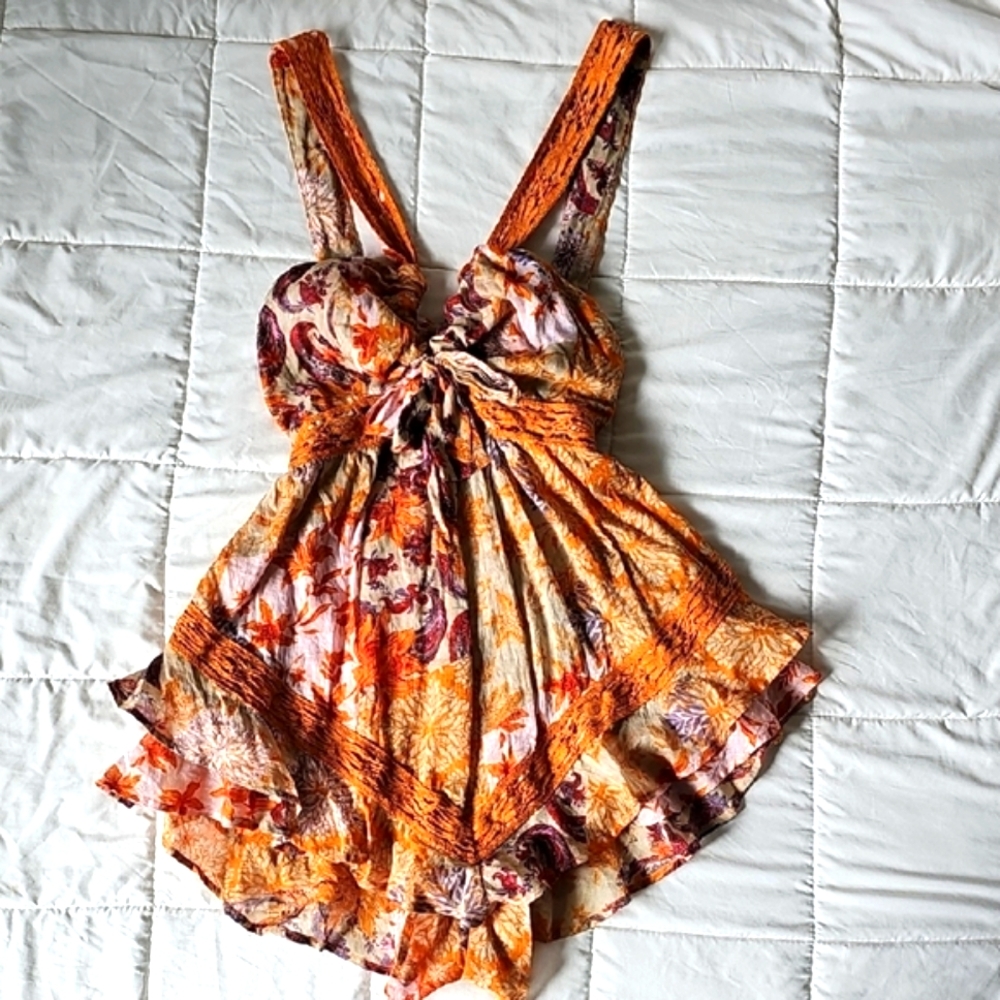 FREE PEOPLE Bali-Oletta Romper